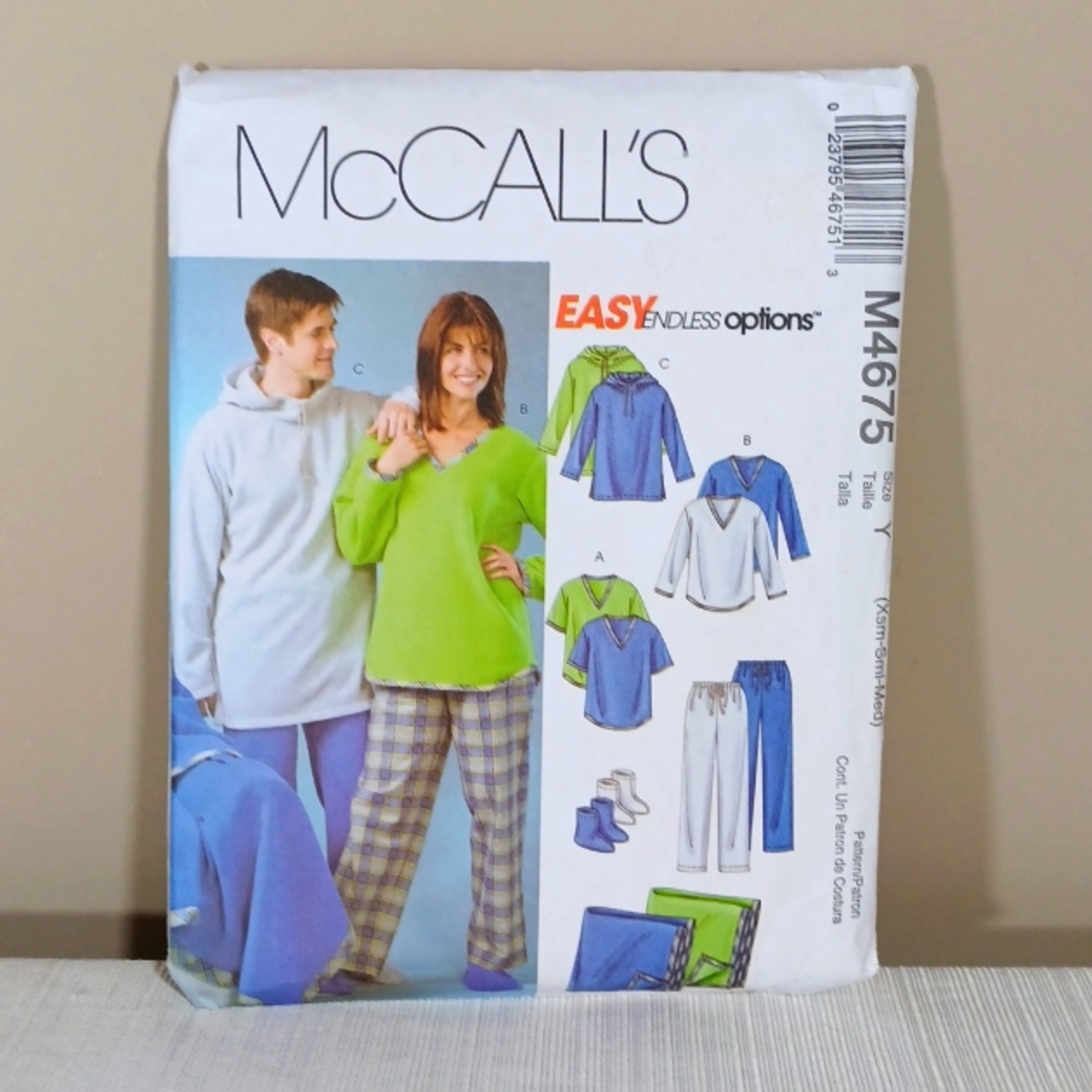 3 for $15 - McCall's Pattern #M4675 in Sz XS, S, & M